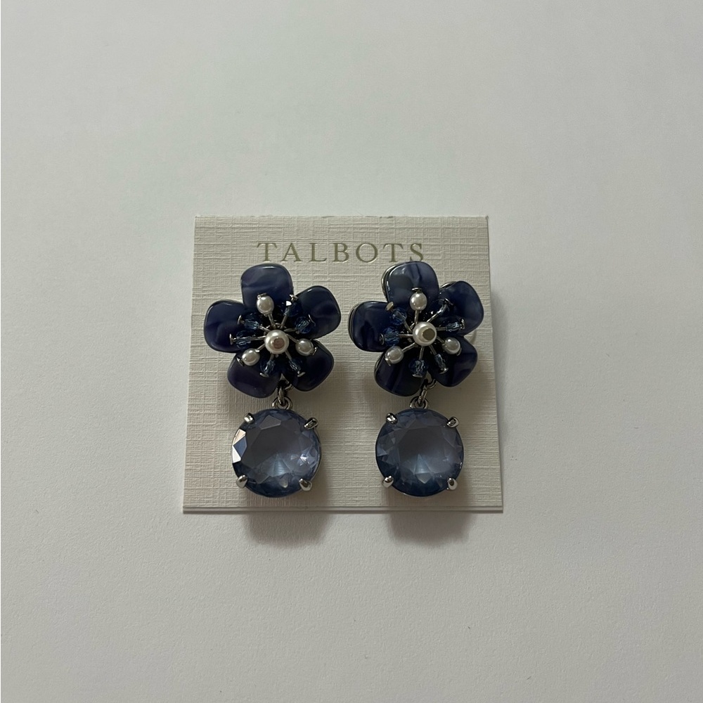Talbots Blue Drop Earrings